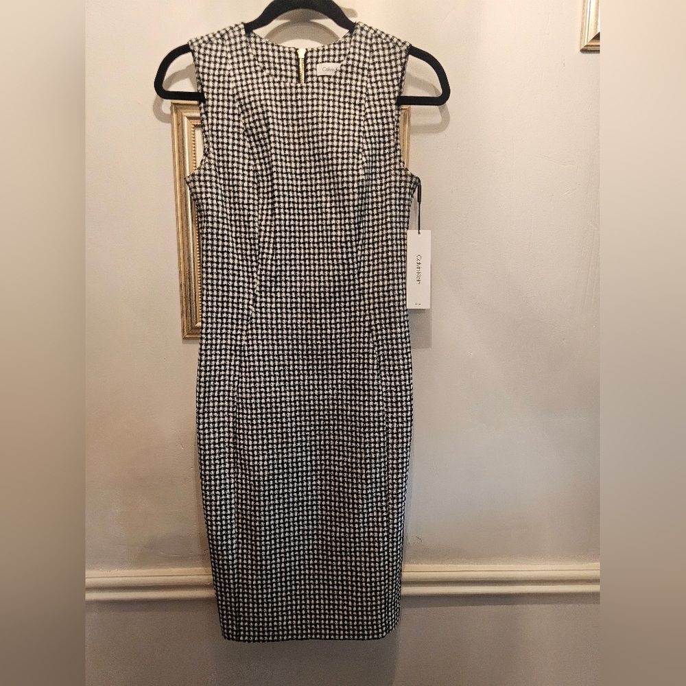 Calvin Klein black/white dress